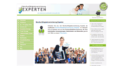 Desktop Screenshot of berufsunfaehigkeitsversicherung-experten.com