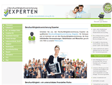 Tablet Screenshot of berufsunfaehigkeitsversicherung-experten.com